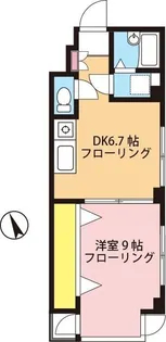 クラウディアくがやま【4階】の間取り