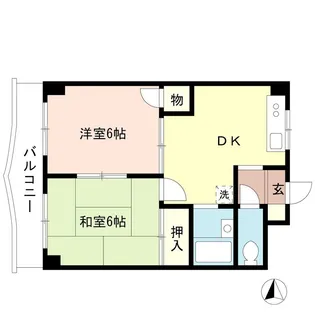 メゾングリーン【1階】の間取り