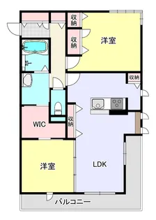 シャーメゾン【2階】の間取り