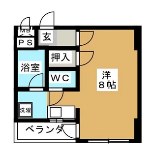 リヴェール入船【3階】の間取り