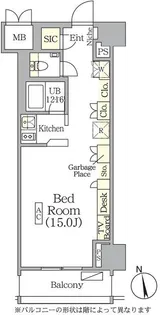 東京都新宿区東五軒町【マンション】の間取り