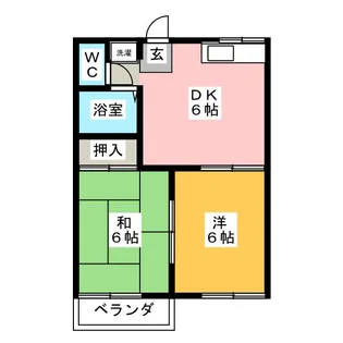 フォーブルニシオA【2階】の間取り