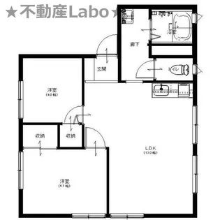 徳島県板野郡北島町江尻字山王宮【アパート】の間取り