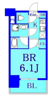 ガーラプレシャス川崎【6階】の間取り