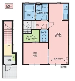 グラシアス【2階】の間取り
