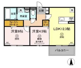 メセタ B棟【3階】の間取り