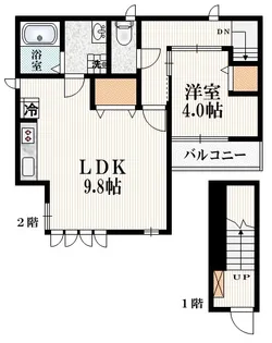 ベルデミュール【2階】の間取り