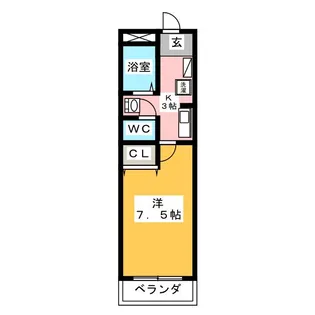 ノーブルメゾン【2階】の間取り