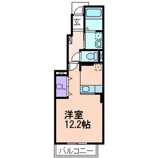 デスパシオ D【1階】の間取り