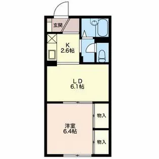 フレグランス上の原【1階】の間取り