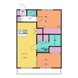 プレミール・ヴィラ【2階】の間取り