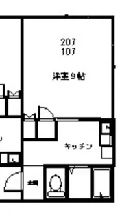 ミドルロード【2階】の間取り