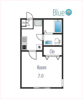 ハッピーヒルズ長後【2階】の間取り