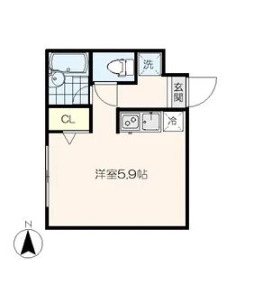 マルガユニティーIII【3階】の間取り