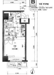 ヴェルト錦糸町II【4階】の間取り