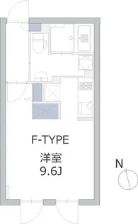 アレーロ大岡山【2階】の間取り