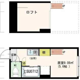 AVAND神楽坂【1階】の間取り
