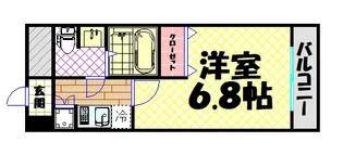 KDXレジデンス難波南【5階】の間取り
