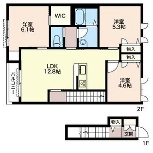 LUMIRICHEII【2階】の間取り