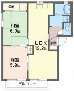 シャーメゾン ラヴィ B棟【1階】の間取り