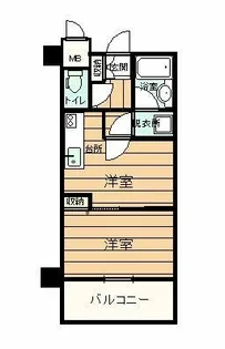 ライオンズマンション柳ヶ瀬【4階】の間取り