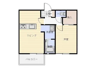 シャーメゾン本町【1階】の間取り