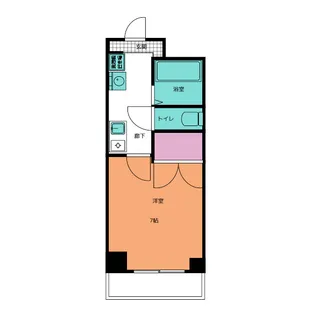 メゾンドソレイユ【4階】の間取り