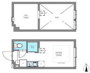 Grand Vert 中野 I【1階】の間取り