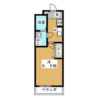 La Felicia kamihongo【2階】の間取り