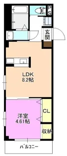 ATLAS PROUD(アトラスプラウド)【3階】の間取り