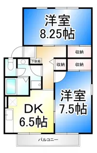 サンロードK【2階】の間取り