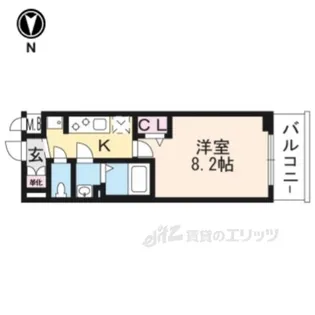 プレサンスTHEKYOTO東福寺WEST【4階】の間取り