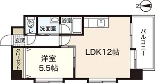 アヴニール五軒屋【2階】の間取り