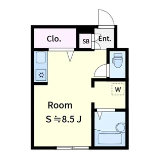 パラッツォ・グラティオーソ【4階】の間取り