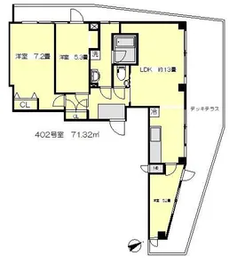 プライムハイツ【4階】の間取り
