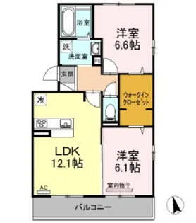 エストレーラ【2階】の間取り