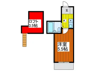 カルム泉町【1階】の間取り