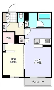 シンシアコートB【2階】の間取り