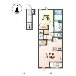 ヴェルジュ ナナ【2階】の間取り