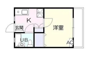 パークコート君津【1階】の間取り