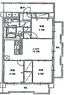 五反田リーラハイタウン【9階】の間取り