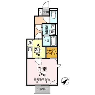 ラ・ビクトリア【1階】の間取り