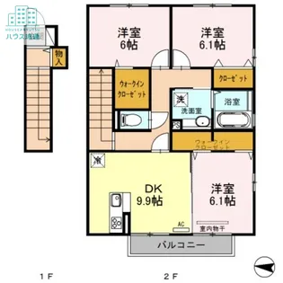 レジーナ富の原【2階】の間取り