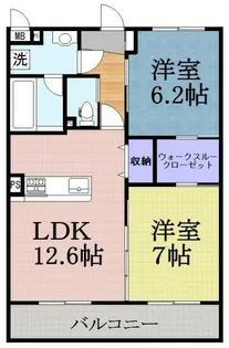 メゾンドアンジュ尾上【3階】の間取り