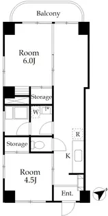 互恵マンション【3階】の間取り