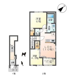ソレイユ メイ【2階】の間取り