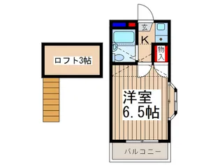 ジュゲ-ム小仙波【2階】の間取り