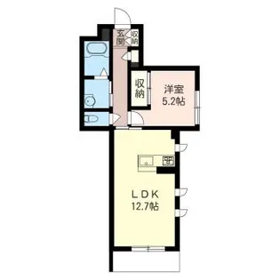 アヴェニール コート【1階】の間取り