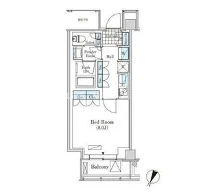 メルクマール京王笹塚レジデンス【12階】の間取り