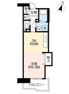 URポートサイド築港【4階】の間取り